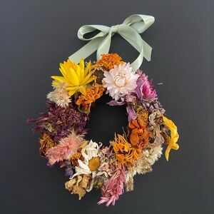 Handmade Dried Floral Wreath